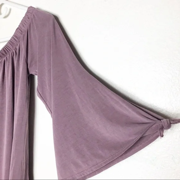 Active USA Off The Shoulder Dress Purple Size S - Picture 4 of 5